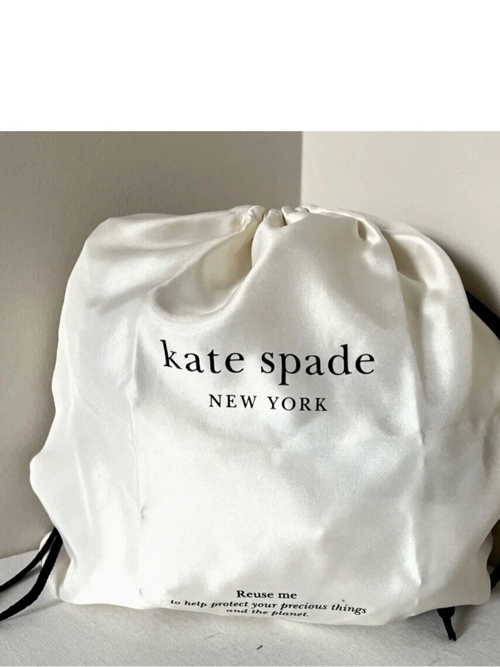 kate spade Cream Leather Crossbody with Front Zip